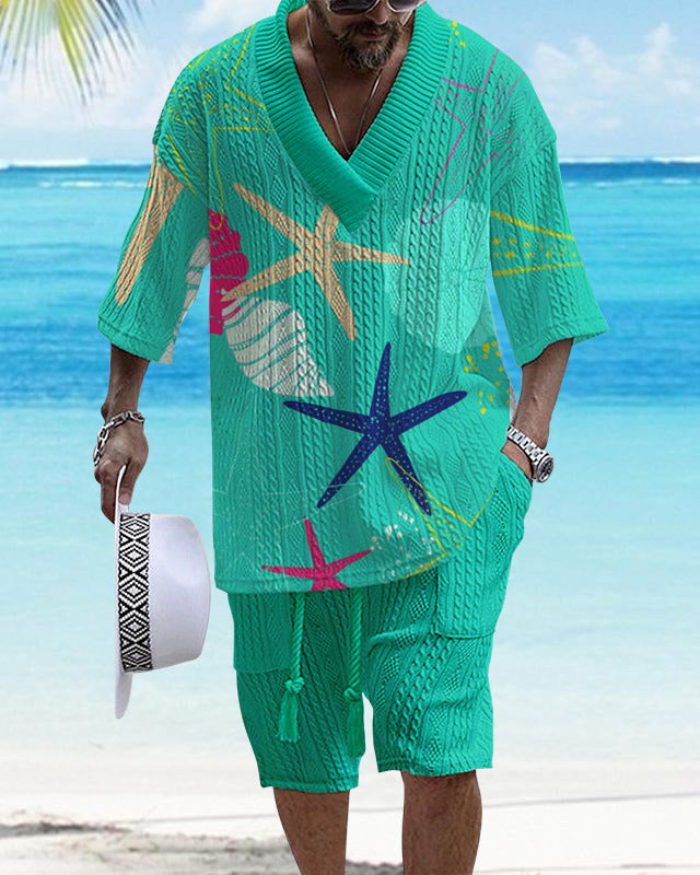 Loose Casual Short Sleeve Suit