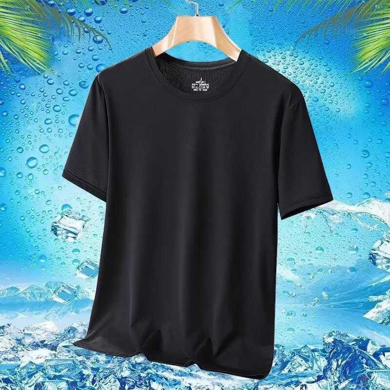 Quick-drying Sports Ice Silk Men Leisure Set