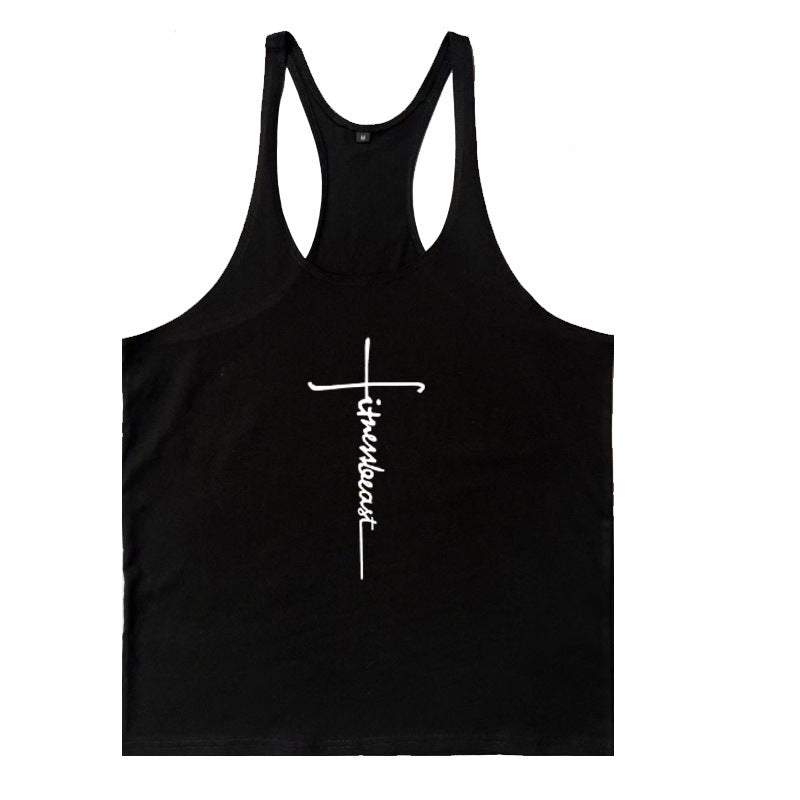 Fitness Vest Thin Strap Men's Loose Sports