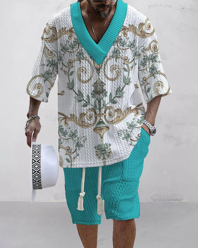 Loose Casual Short Sleeve Suit