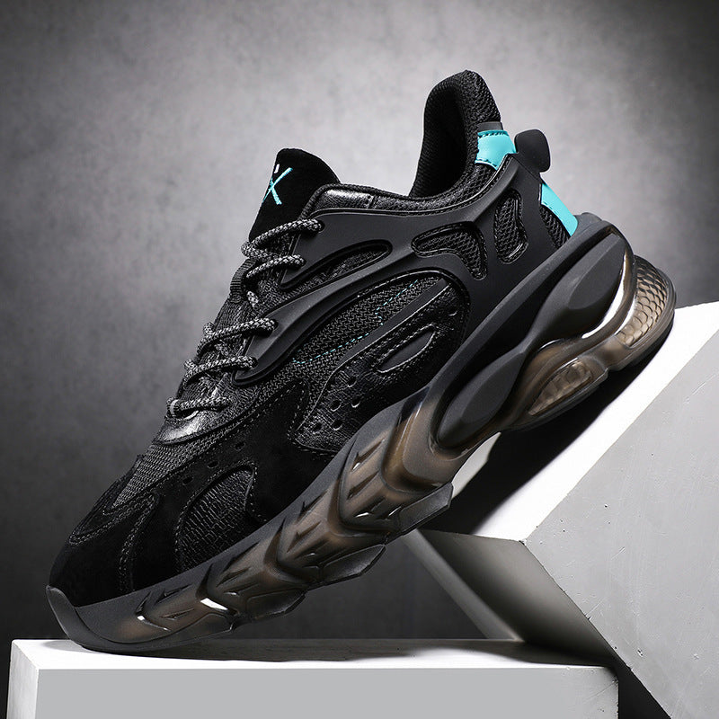 Colorblock sports casual men's shoes