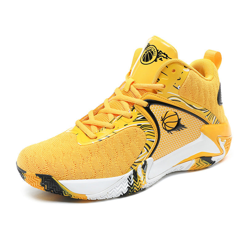 Men's Non-slip Wear-resistant Basketball Shoes Lightweight Shock Absorption Rebound