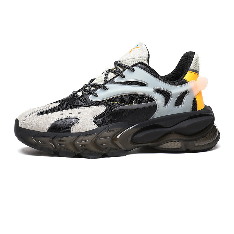 Colorblock sports casual men's shoes