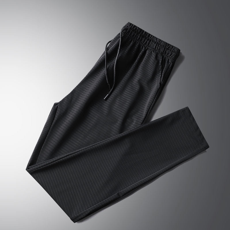 Quick-drying Sports Ice Silk Men Leisure Set