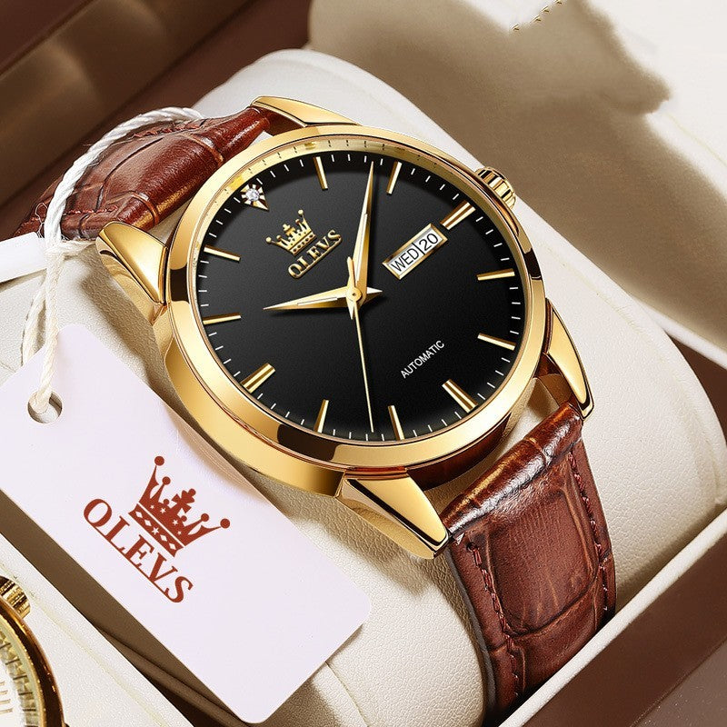 Mechanical Watch Men's Fashion Waterproof Belt