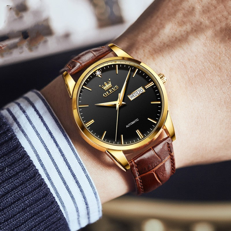 Mechanical Watch Men's Fashion Waterproof Belt