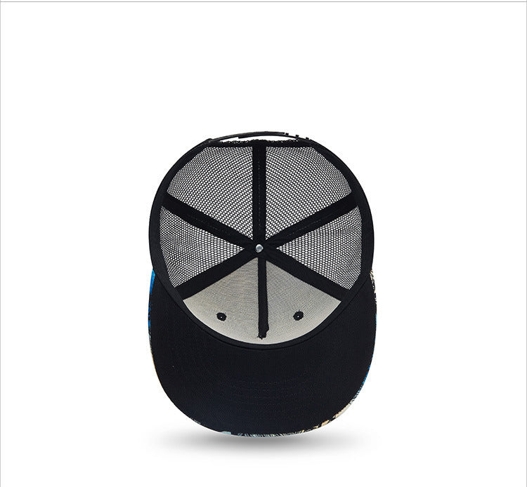 Trendy HD Digital Printing Coconut Hip Hop Hat
