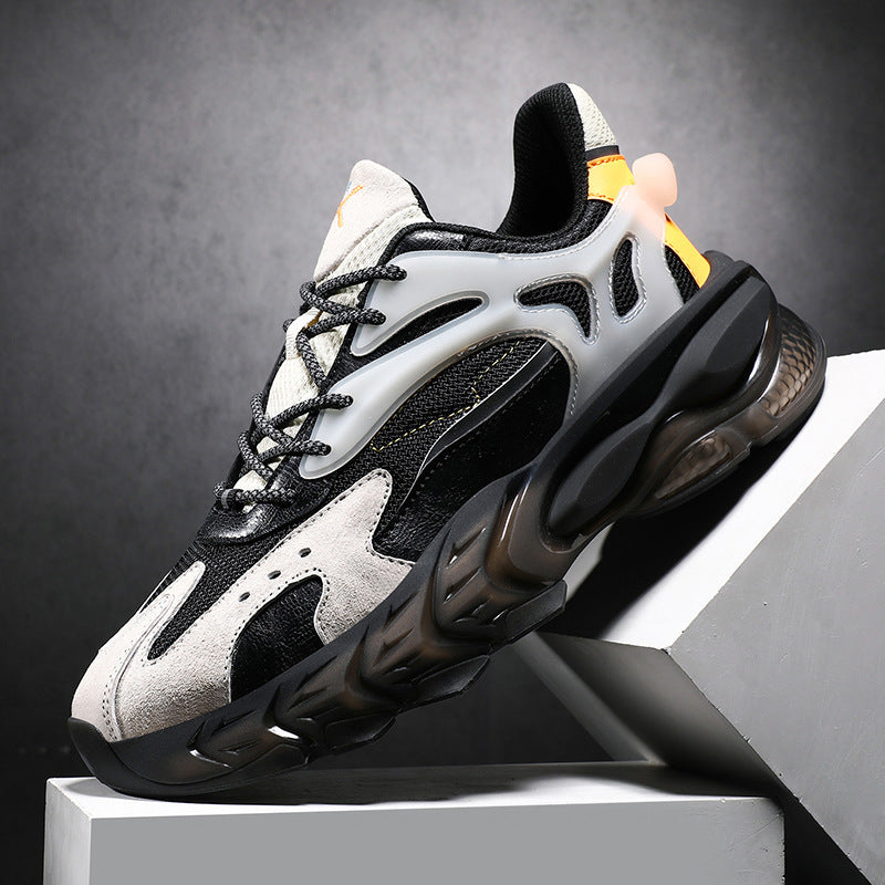 Colorblock sports casual men's shoes