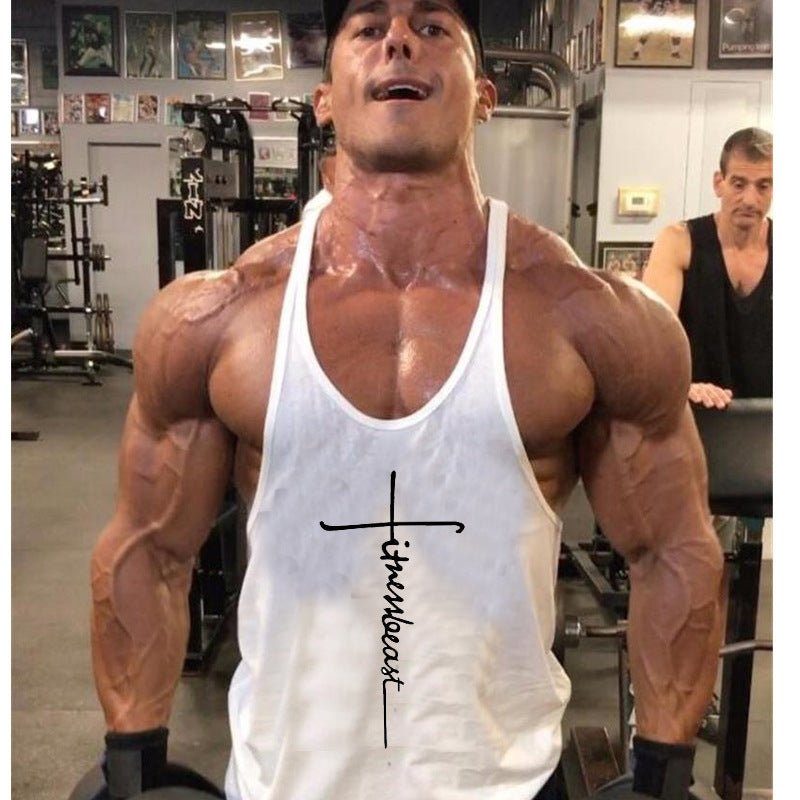 Fitness Vest Thin Strap Men's Loose Sports