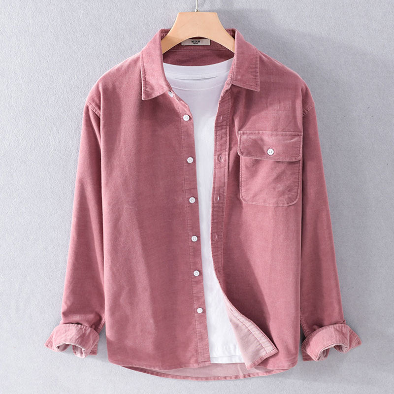 Casual Loose Long-sleeved Shirt For Men