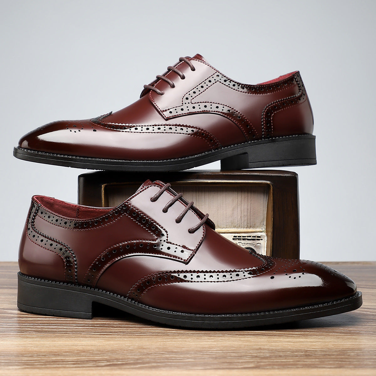 Retro British Style Practical All-match Leather Shoes