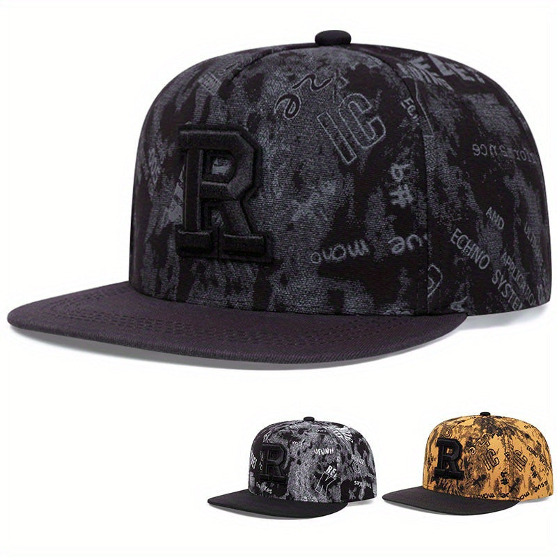European And American R Letter Embroidery Fashion Street Hip Hop Hat