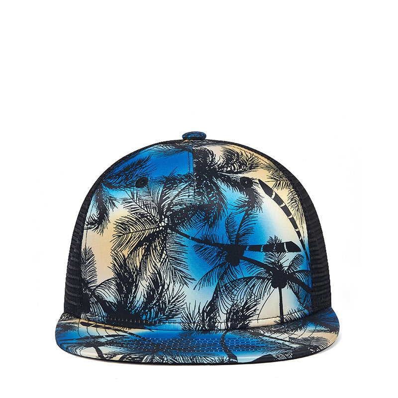 Trendy HD Digital Printing Coconut Hip Hop Hat