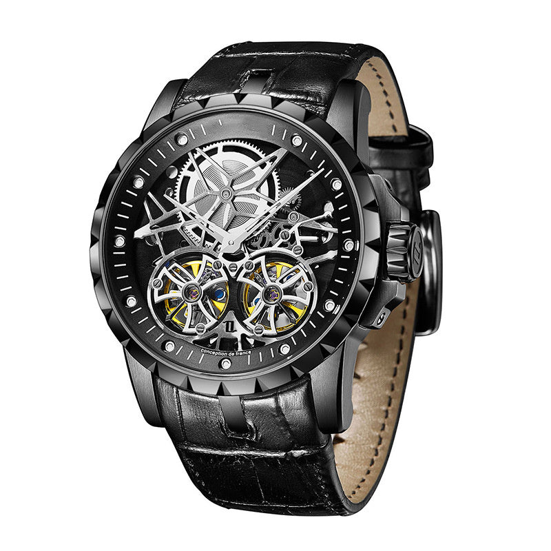 Men's Fully Automatic Mechanical Cut-out Watch