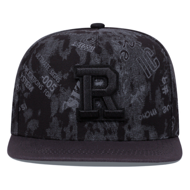 European And American R Letter Embroidery Fashion Street Hip Hop Hat