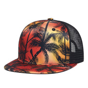 Trendy HD Digital Printing Coconut Hip Hop Hat