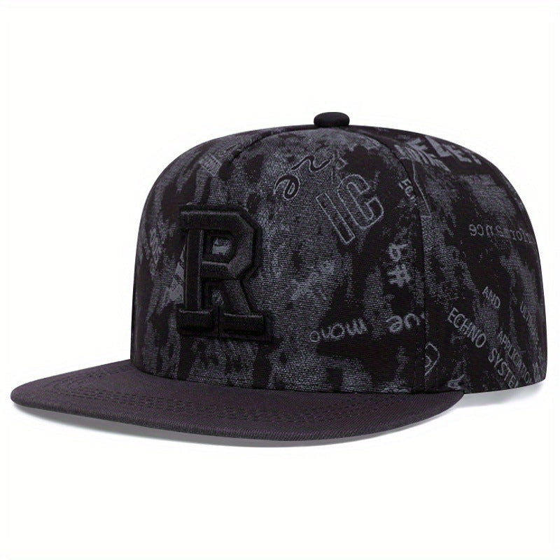 European And American R Letter Embroidery Fashion Street Hip Hop Hat