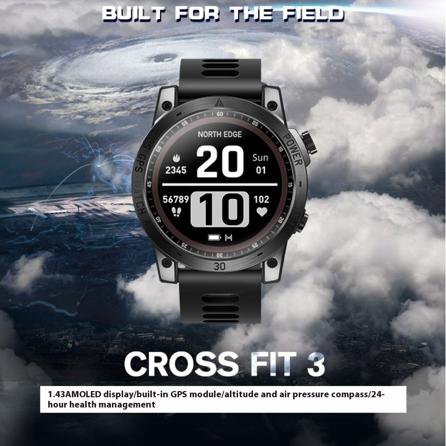 Outdoor Sport Smart Watch Altitude Air Pressure Compass Multifunctional