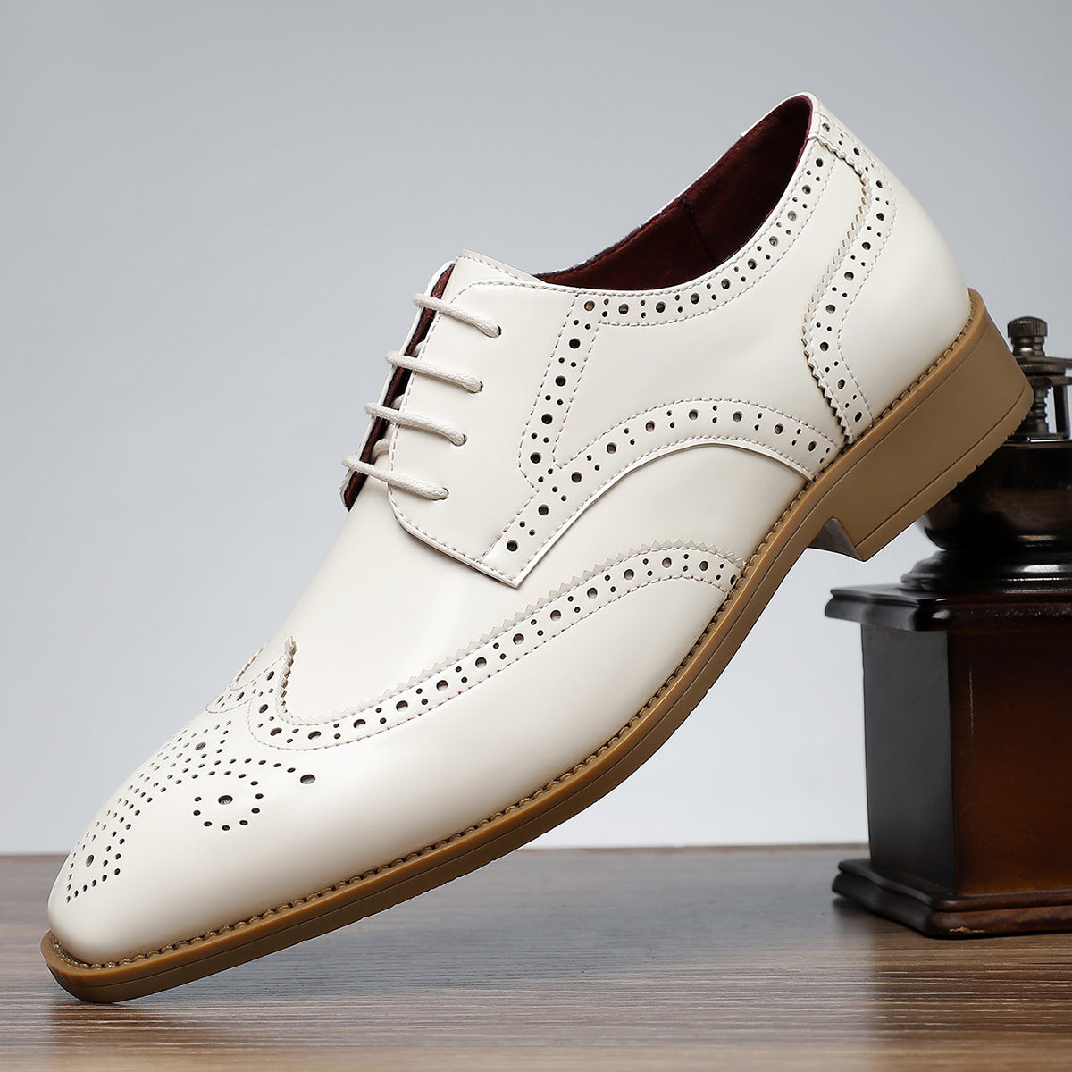 Retro British Style Practical All-match Leather Shoes