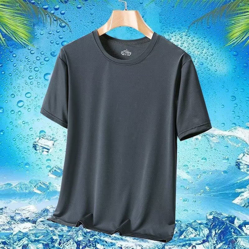 Quick-drying Sports Ice Silk Men Leisure Set