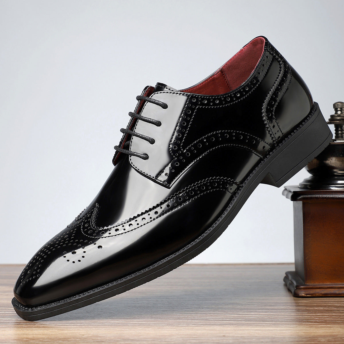 Retro British Style Practical All-match Leather Shoes
