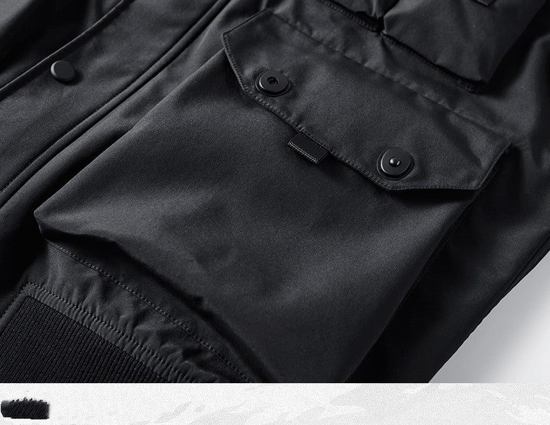 Multi-pocket Flying Loose Fashion Baseball Jacket For Men