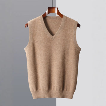 Men's Woolen Sweater Vest Waistcoat Fashion