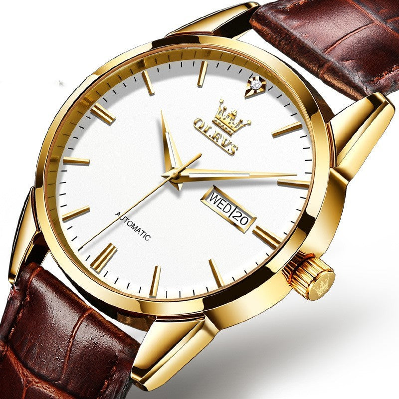 Mechanical Watch Men's Fashion Waterproof Belt