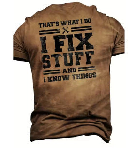 Men's T-shirt 3D Retro Summer