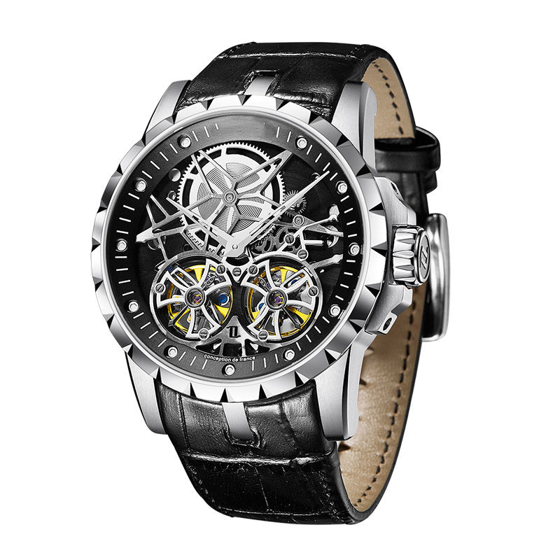 Men's Fully Automatic Mechanical Cut-out Watch